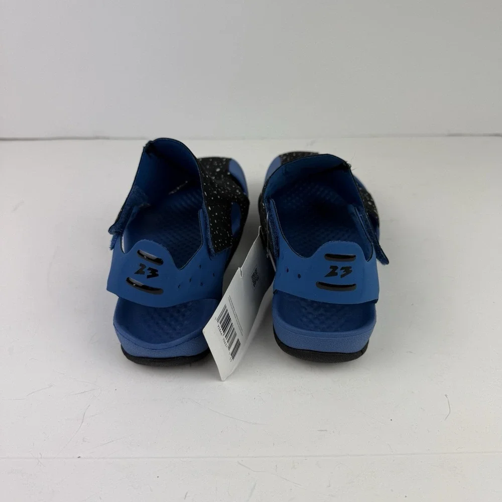 Nike Toddler Jordan Flare Sandals Slip On Blue Black CI7850 404 Size 2C